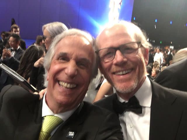 Henry Winkler and Ron Howard