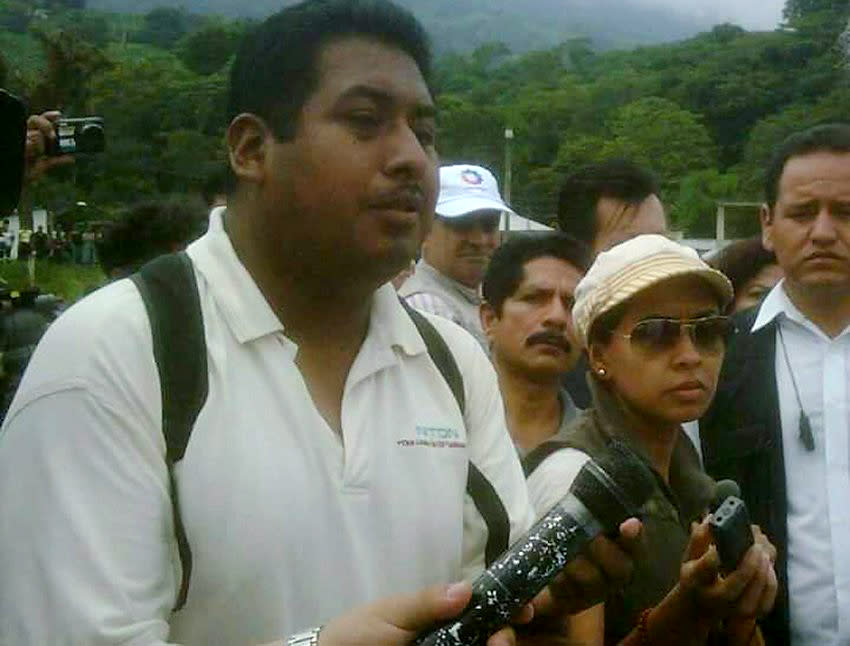 Mario Leonel Gómez Sánchez, reporter for the local newspaper El Heraldo de Chiapas, killed in Yajalón, Mexico, Sept. 21, 2018. (Photo via Facebook)