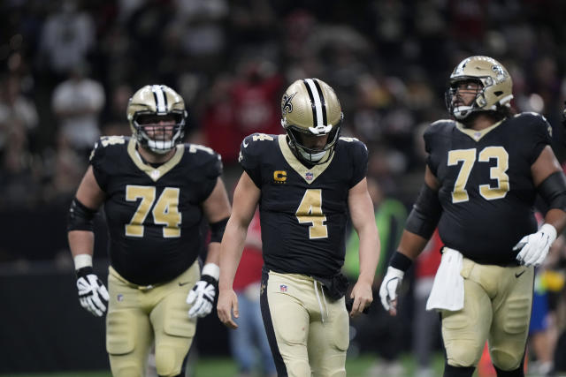 New Orleans Saints cornerback Isaac Yiadom snags INT vs. Tampa Bay  Buccaneers quarterback Baker Mayfield on pass near end zone