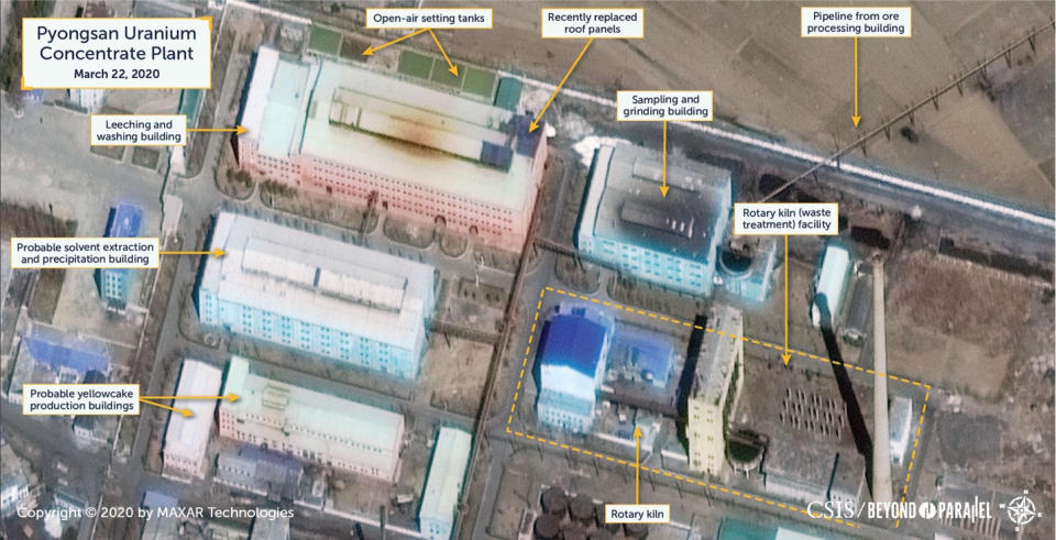 Image: Pyongsan Uranium Concentrate Plant (Maxar Technologies)