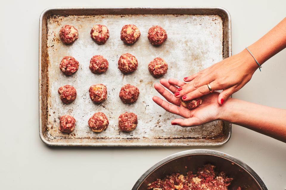 Make-Ahead Sheet-Pan Meatballs