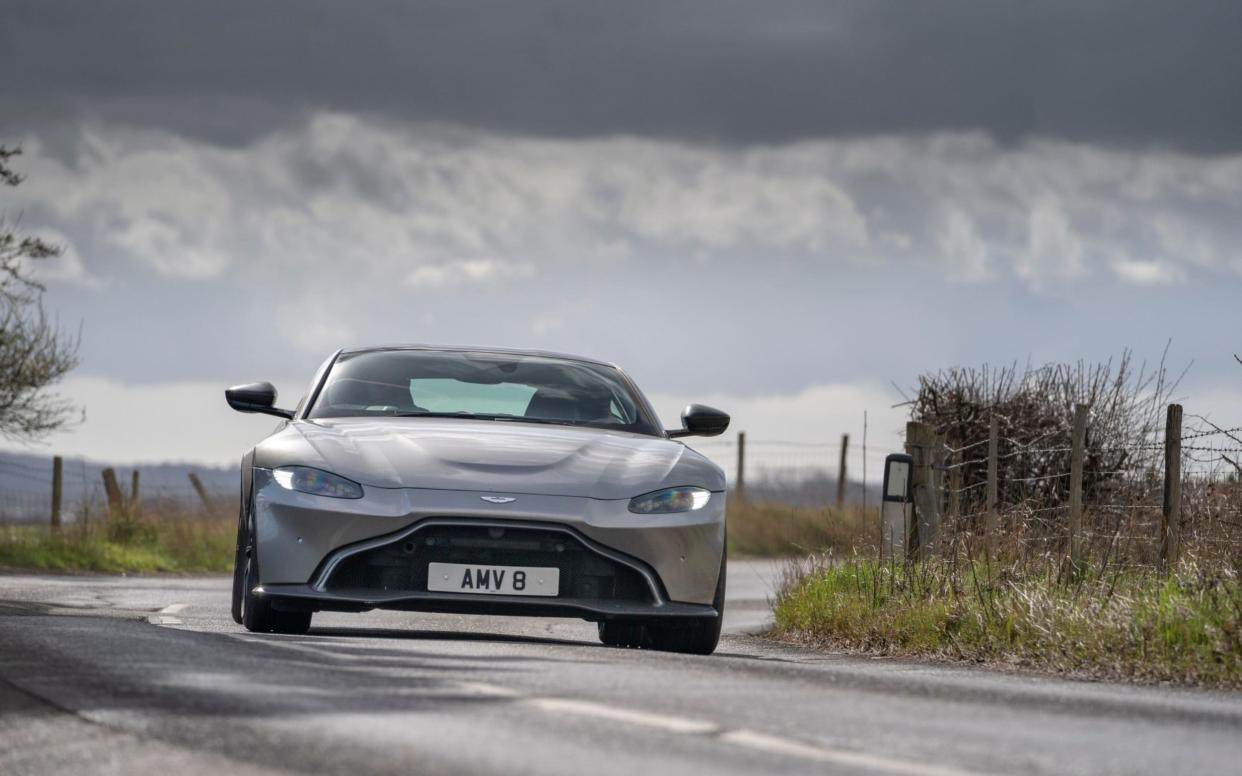 The Aston Martin V8 Vantage might not be the most conventionally attractive performance cars, but that hasn't stopped Ed Wiseman from falling in love with it  - Andrew Crowley