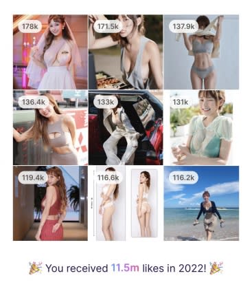 林襄日前曬出2022年最受歡迎的9篇貼文。（圖／翻攝自林襄臉書）
