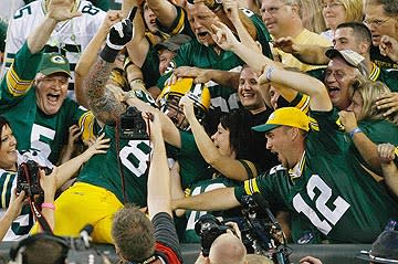 The Lambeau Leap is one of the many traditions that separates Green Bay from its counterparts