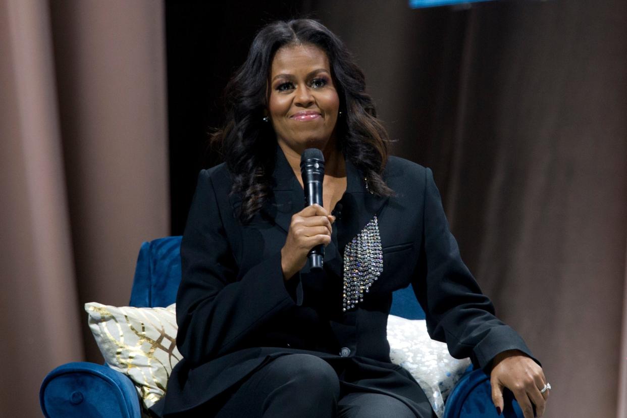 Tickets to Michelle Obama's talk at the Royal Festival Hall sold out very quickly: AP