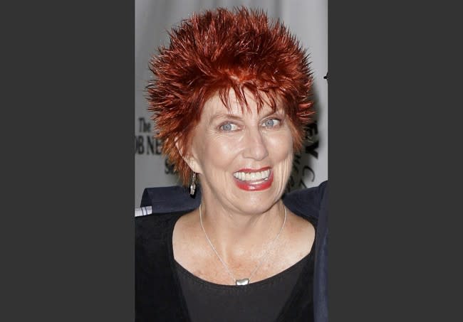 FILE - This Sept. 5, 2007 file photo shows Marcia Wallace during TV Land's 35th anniversary tribute to "The Bob Newhart Show" in Beverly Hills, Calif. Wallace, who played a receptionist on the show, and the voice of Edna Krabappel on "The Simpsons," died Saturday Oct. 26, 2013. (AP Photo/Mark J. Terrill, file)