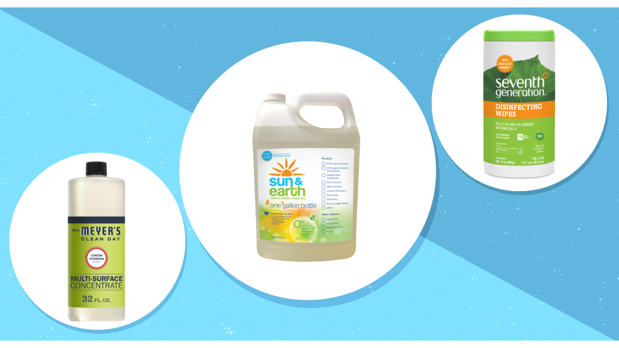 Check out these non-toxic cleaning products available now at walmart. 