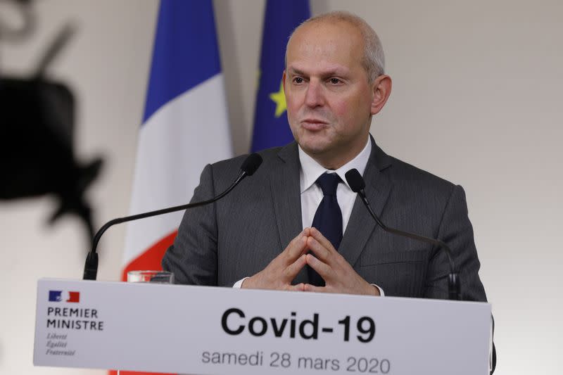 French PM Philippe and Health Minister Veran give a news conference on the coronavirus outbreak