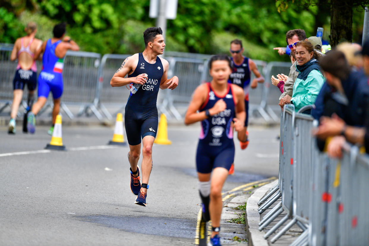 Henry Urand at the World Triathlon Para Series Swansea - British Triathlon