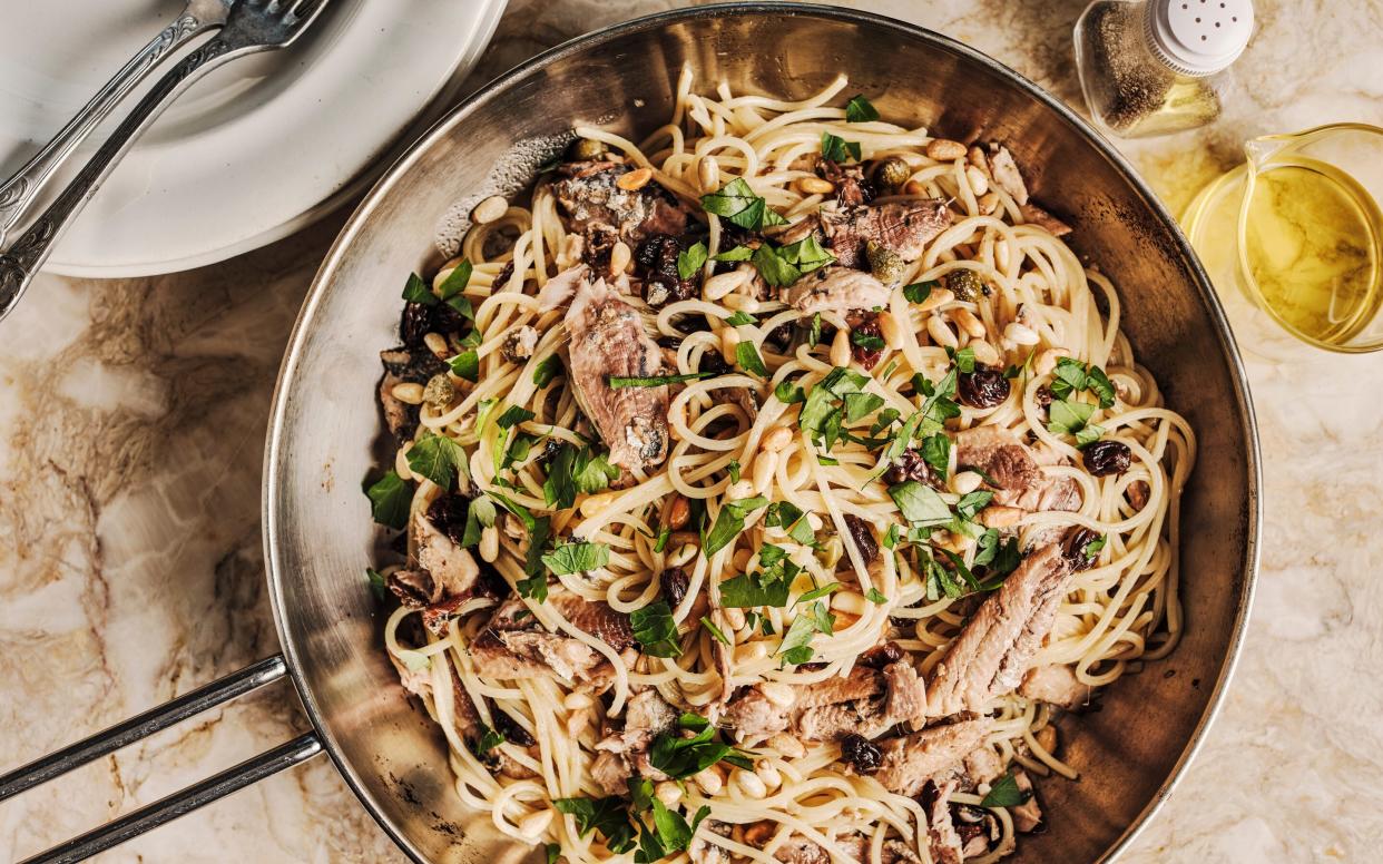 Fresh sardines provide a wonderful delicate flavour to this light pasta dish - No Unauthorized Use