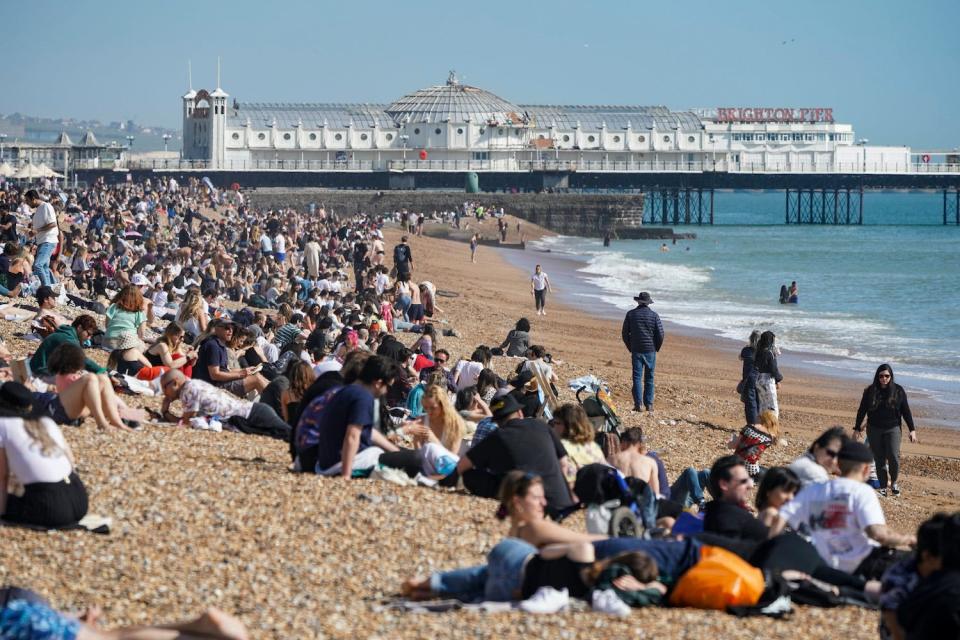 UK Bakes In Record Spring Weather