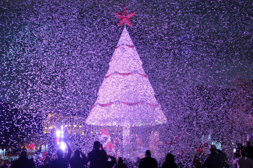 Beginning of Christmas season in Zgharta city