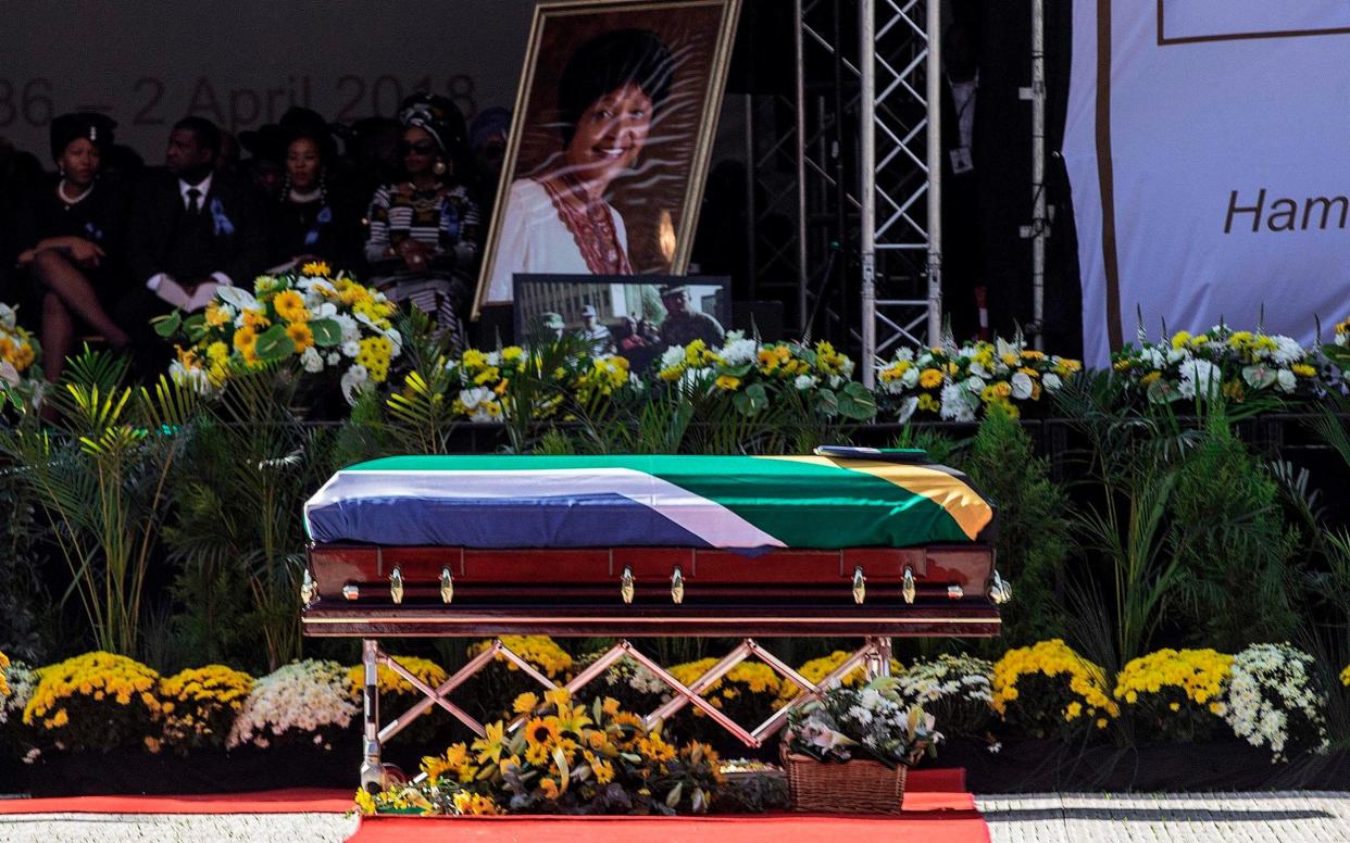 Winnie Mandela was laid to rest on Saturday - AFP