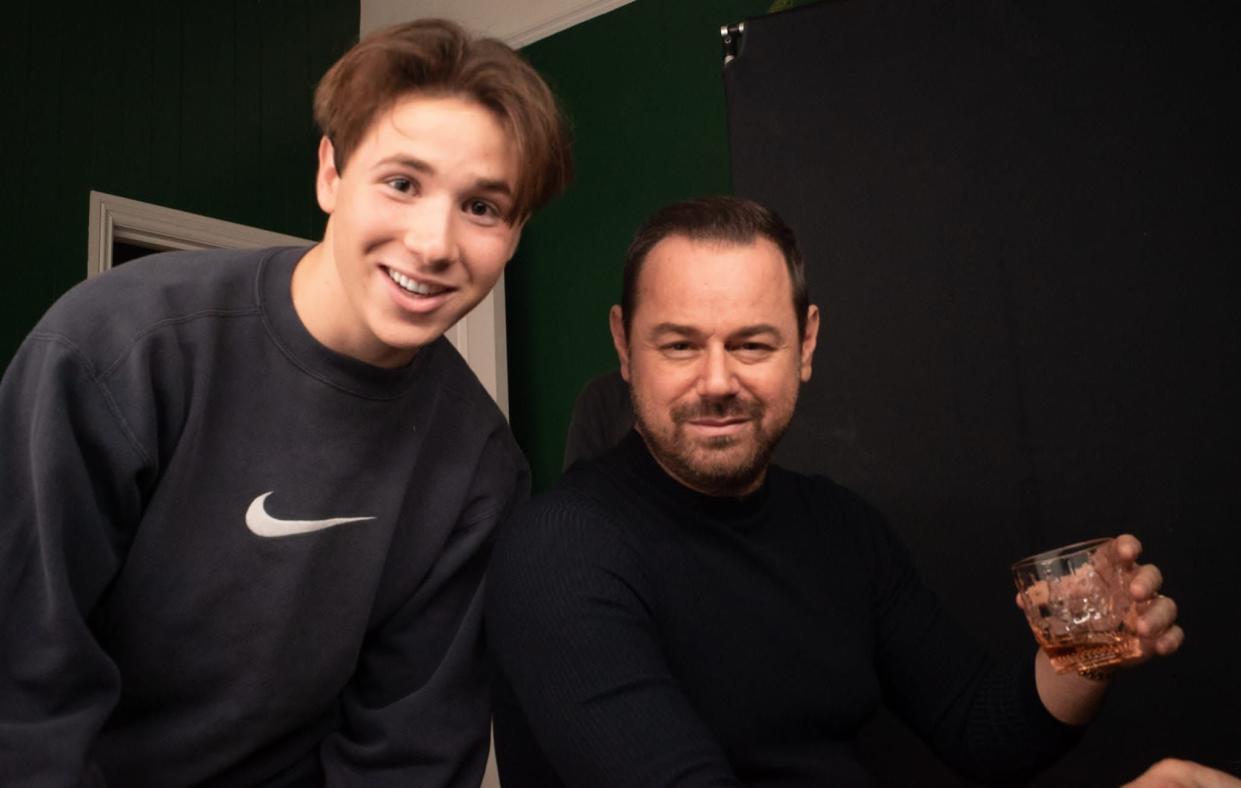 Danny Dyer with filmmaker Noah Caplan (Chance 43 Productions/PA)