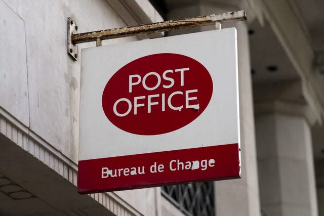 A Post Office sign