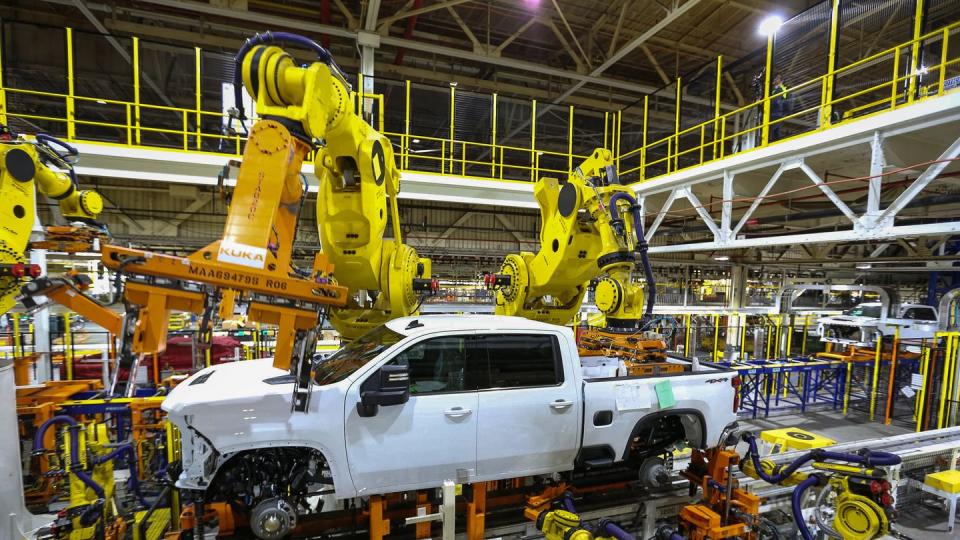 gm flint truck assembly line potential production of coronavirus medical necessities
