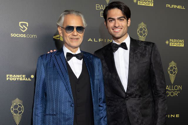 Marc Piasecki/WireImage Andrea and Matteo Bocelli