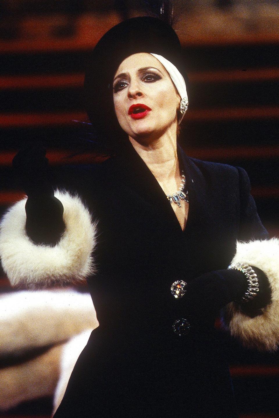Editorial use only Mandatory Credit: Photo by Alastair Muir/Shutterstock (10646363b) Patti Lupone 'Sunset Boulevard' Musical performed in the Adelphi Theatre, London, UK 1993 - 15 Jun 1993