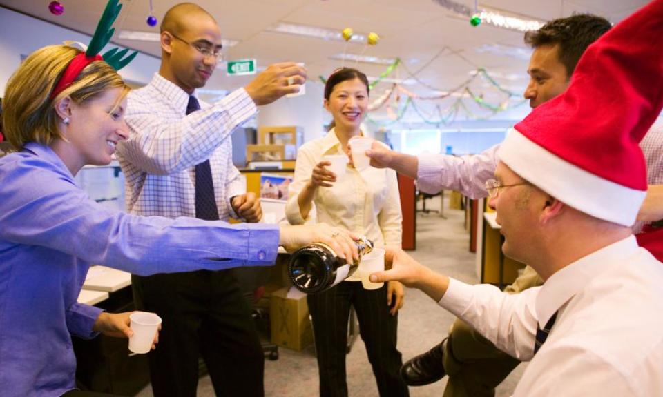 The drop in workplace holiday parties can be attributed to concerns about inappropriate behavior.