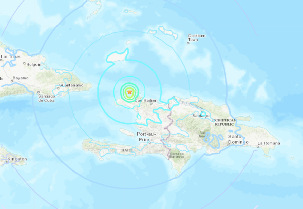 USGS Haiti 10.7 AM
