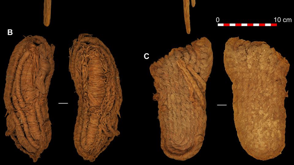 Meet the world’s oldest-known flip-flops. - Martínez-Sevillaet al.,Sci. Adv