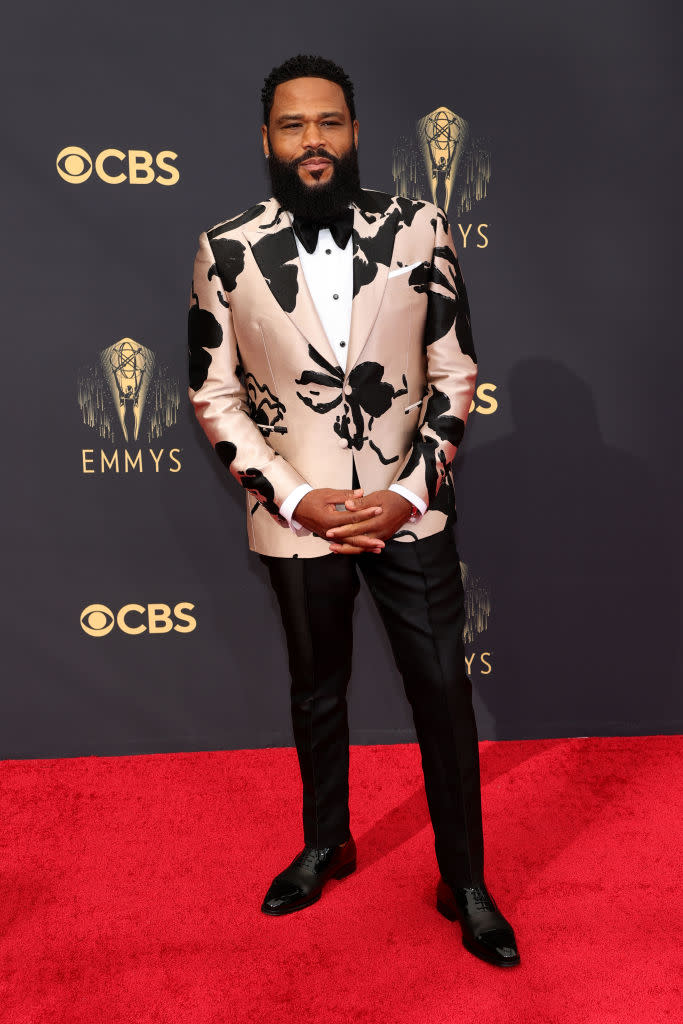 Anthony Anderson attends the 73rd Primetime Emmy Awards on Sept. 19 at L.A. LIVE in Los Angeles. (Photo: Rich Fury/Getty Images)
