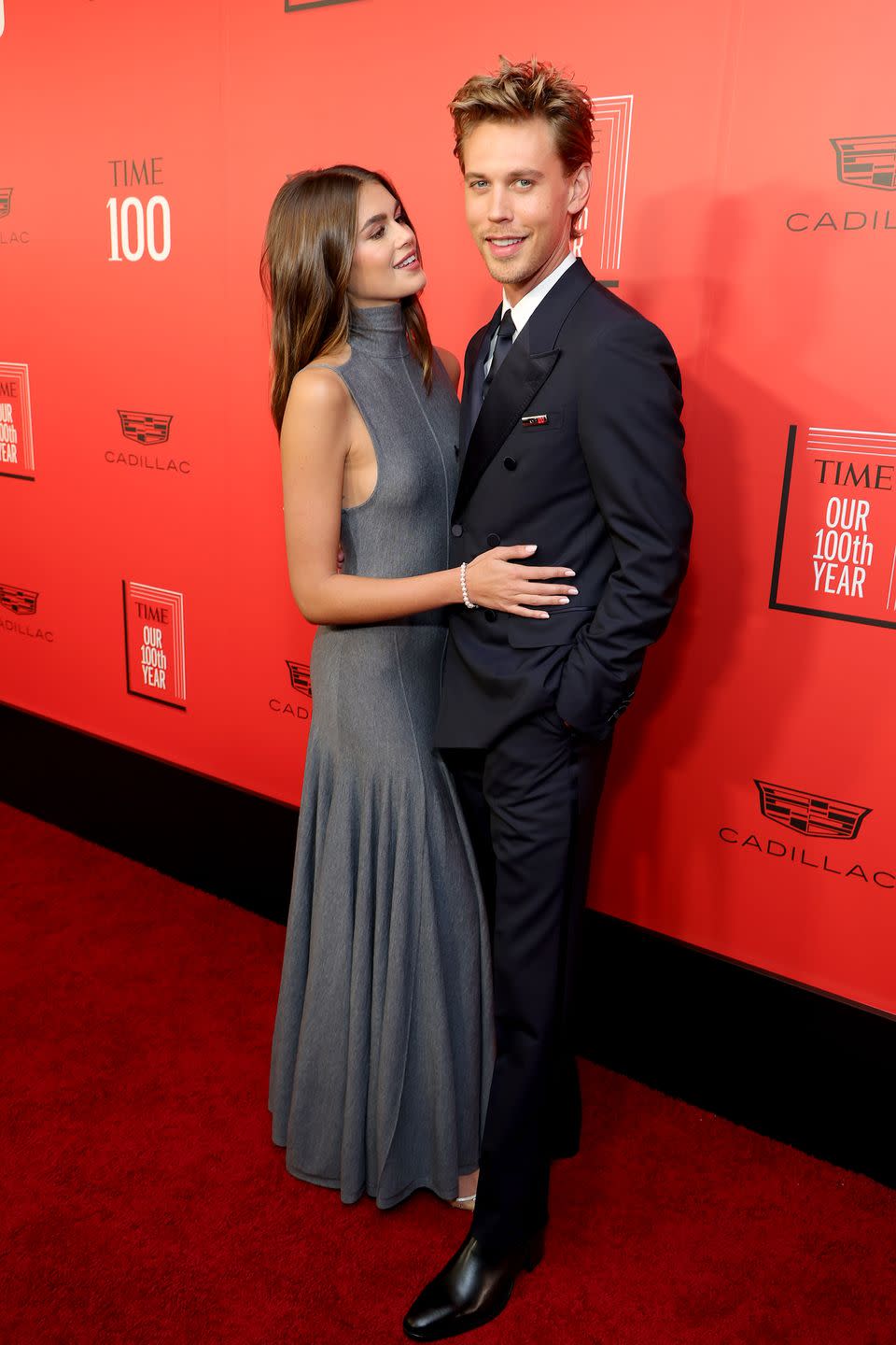 new york, new york april 26 kaia gerber and austin butler attend the 2023 time100 gala at jazz at lincoln center on april 26, 2023 in new york city photo by kevin mazurgetty images for time