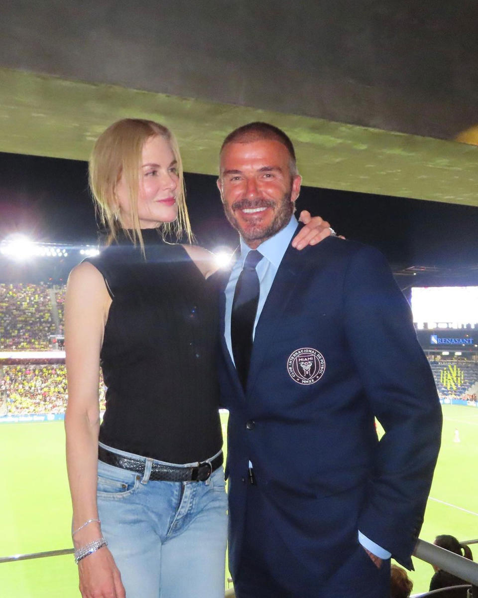 Nicole Kidman and David Beckham