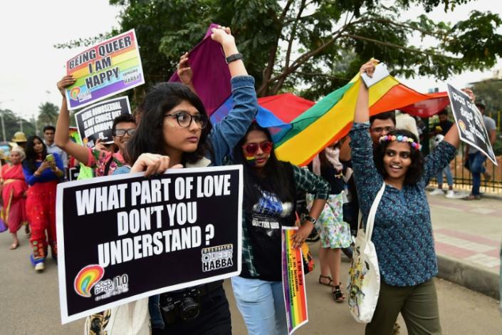 As LGBTQ Indians have increasingly turned to social media and online communities for support, many have also expressed a mounting urge to come out to their families (AFP Photo/Manjunath KIRAN)
