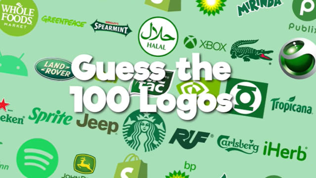 green logos on logo quiz