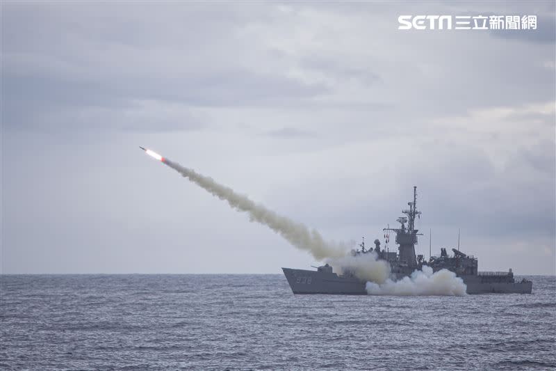 美國國防安全合作局（DSCA）今日宣布售台100套岸置魚叉反艦飛彈系統。（示意圖／國防部提供）
