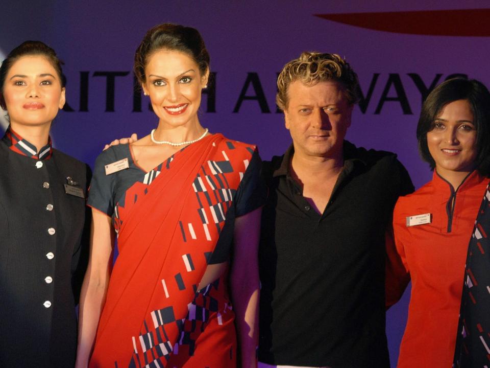 British Airways unveiled new cabin crew uniforms for its South Asian routes.