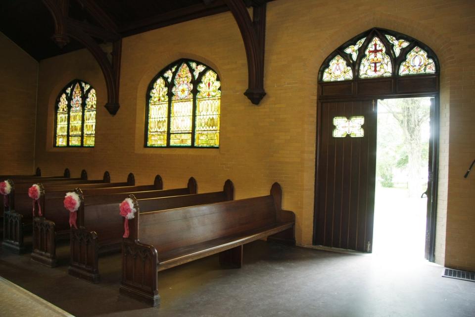 Wilde Memorial Chapel (Portland, Maine)
Now a site for weddings and funerals, this gorgeous Gothic-style chapel was built in 1902, using cypress for the interior, hiring a Boston firm to craft stained-glass windows and carving oak pews by hand.