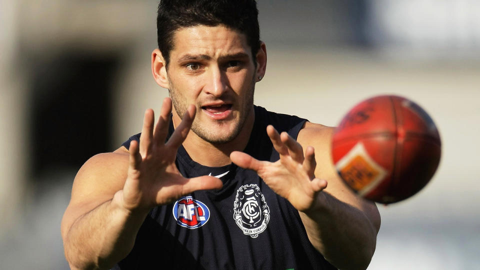 Brendan Fevola's impressive AFL career was tarnished by a series of off-field indiscretions. (Photo by Robert Cianflone/Getty Images)