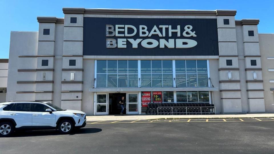 Bed, Bath and Beyond is closing all of its stores, including the one at 825 Cortez Road W., Bradenton, shown 5/8/2023. The company is conducting a winding down sale but has not announced the closing date.