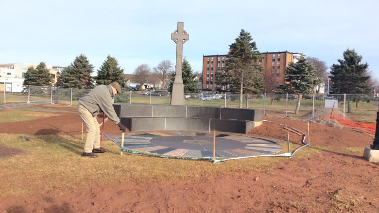 Replacement stones in Charlottetown's Irish monument from Quebec, not counties of Ireland