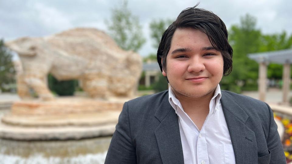 Noah Wolff, a A West Texas A&M University sophomore biology major from Pampa, will study in South Korea beginning in August after receiving a $7,000 Benjamin A. Gilman Scholarship from the State Department.