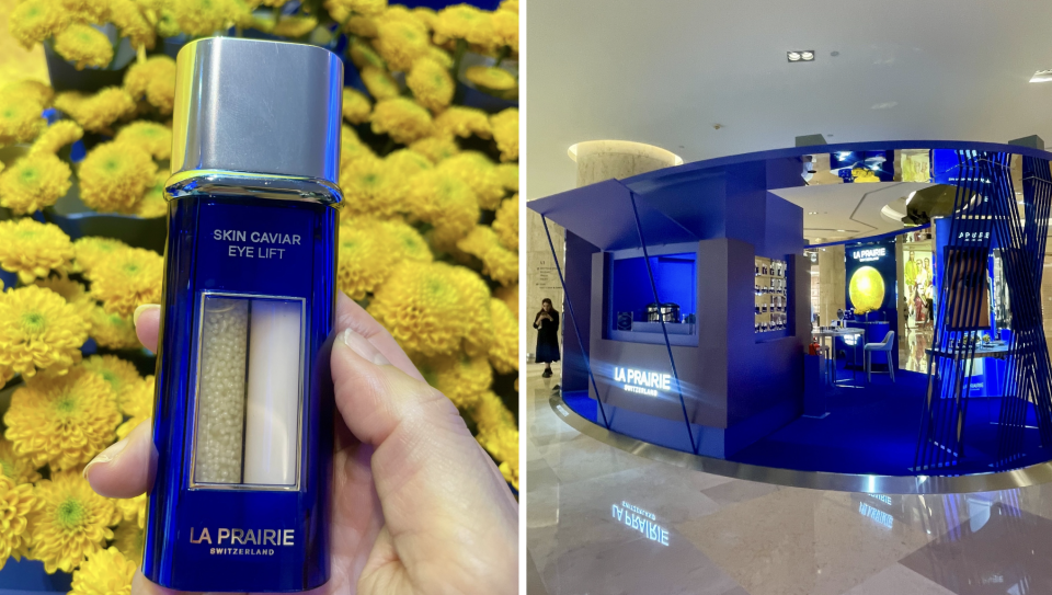 Discover La Prairie's Newest Revolution, The Skin Caviar Eye Lift at pop-up at Ion Orchard. PHOTO: Cadence Loh, Yahoo Life Singapore