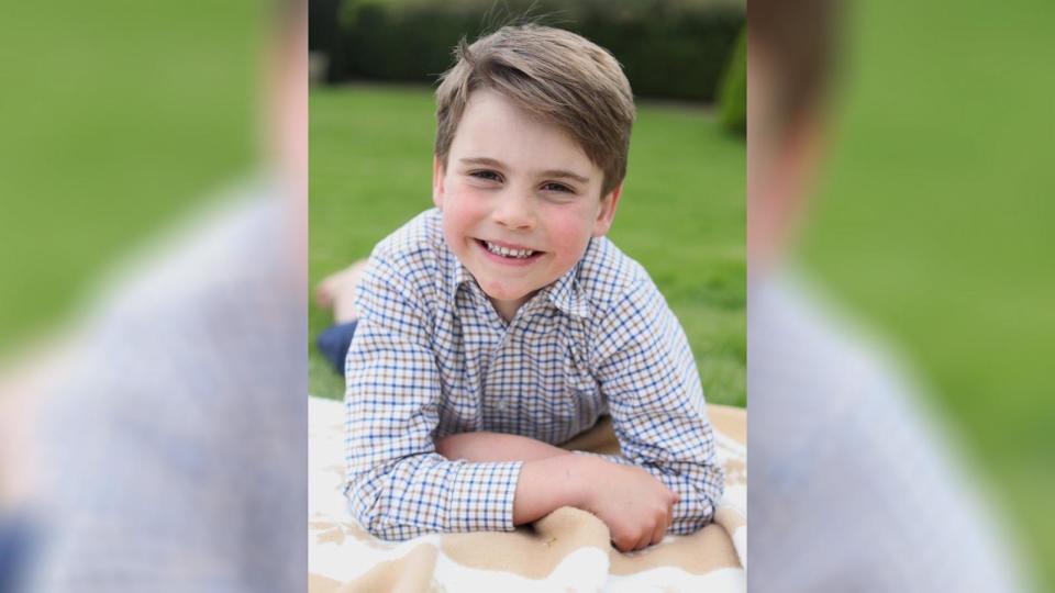 PHOTO: Prince William and Kate shared a photo on social media of their son, Prince Louis, for his sixth birthday. The photo was taken by Kate, according to the social media posting. (The Princess of Wales)