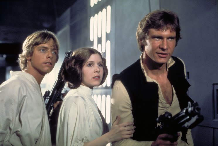 Sogar Mark Hamill, der einst den Luke Skywalker spielte, retweetet die Botschaft. (Wenn.com)