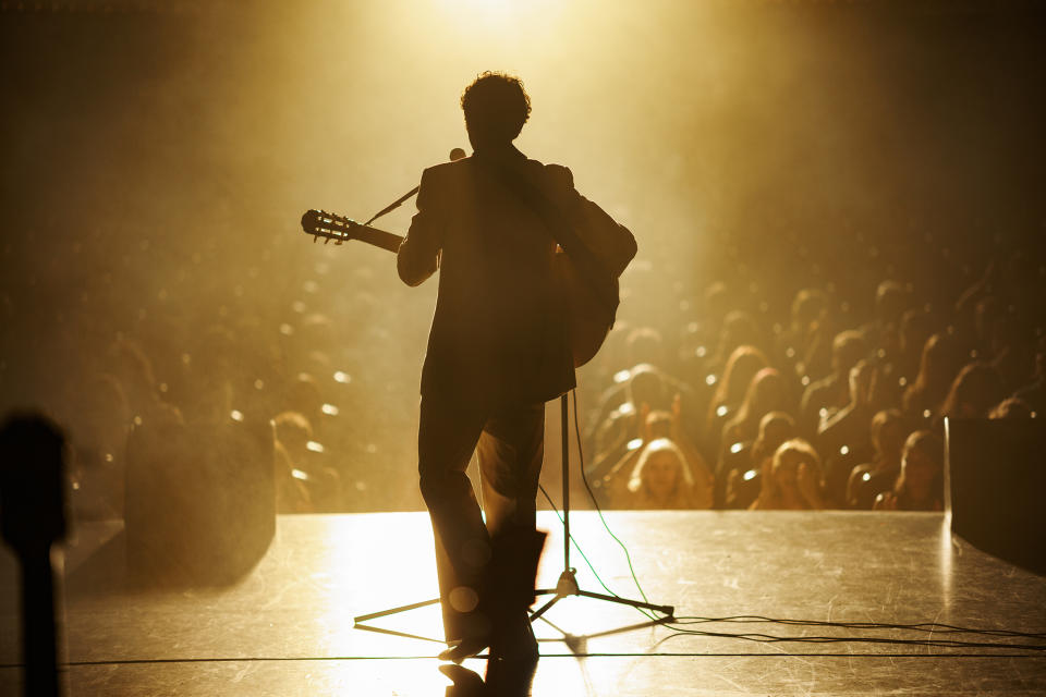 Alex Wolff as Leonard Cohen in 'So Long Marianne'