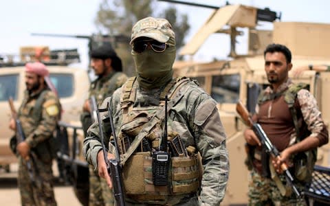 The SDF have spearheaded the fight against IsilThe SDF have spearheaded the fight against Isil - Credit: REUTERS/Rodi Said/File Photo