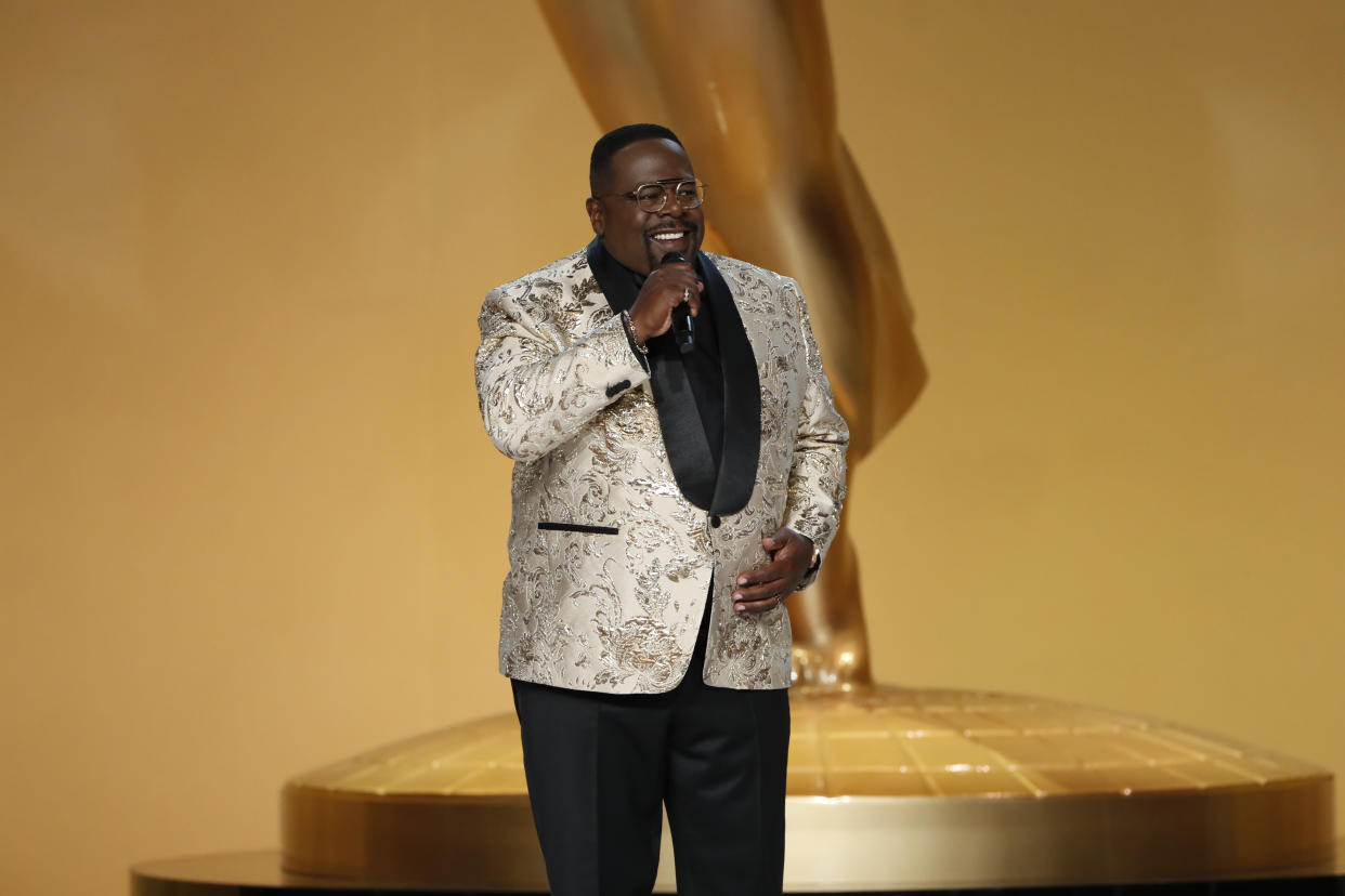 Cedric the Entertainer hosts the 73rd Emmy Awards. (Photo by Cliff Lipson/CBS via Getty Images)