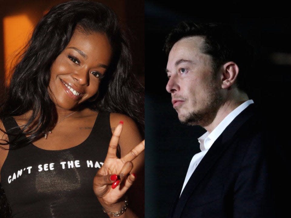 elon musk azealia banks