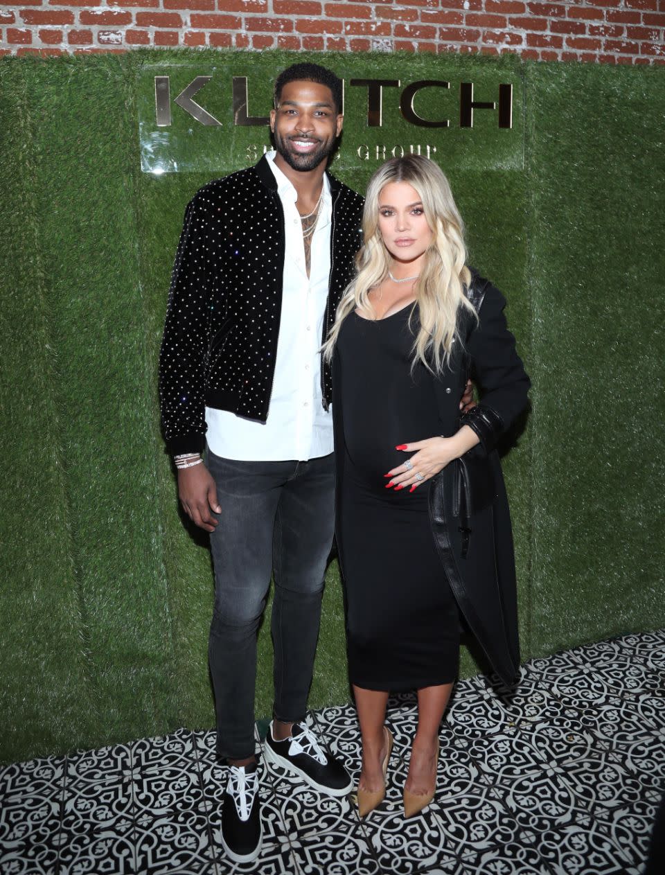 Khloe Kardashian and Tristan are expecting their first baby together. Source: Getty