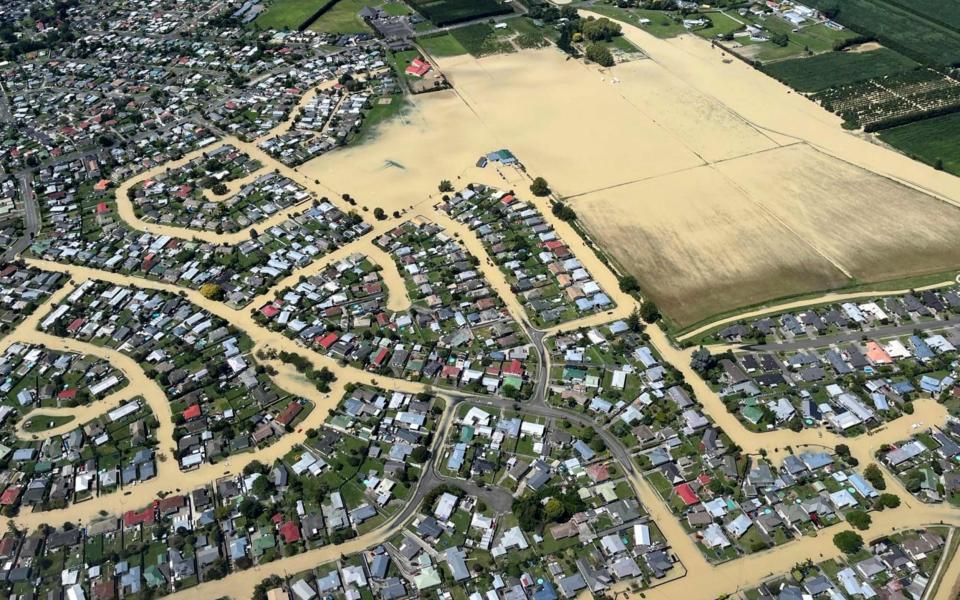 Flooding in the Hawkes Bay region in the aftermath of Cyclone Gabrielle - PLTOFF CALLUM POST