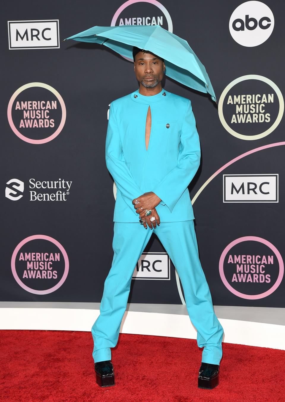 Billy Porter at the 2021 American Music Awards.