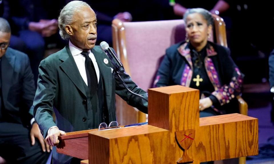 Al Sharpton delivers a eulogy for Tyre Nichols.