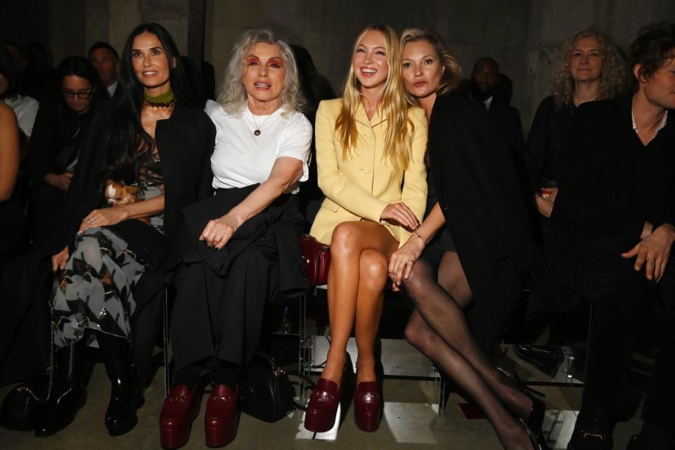 Demi Moore, Debbie Harry, Lila Moss and Kate Moss (Getty Images for Gucci)