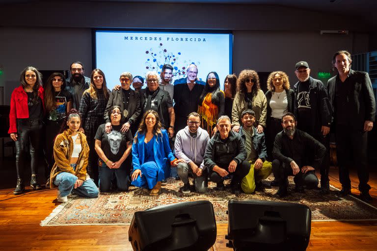 Algunos de los artistas que participaron en el álbum Mercedes Sosa Florecida